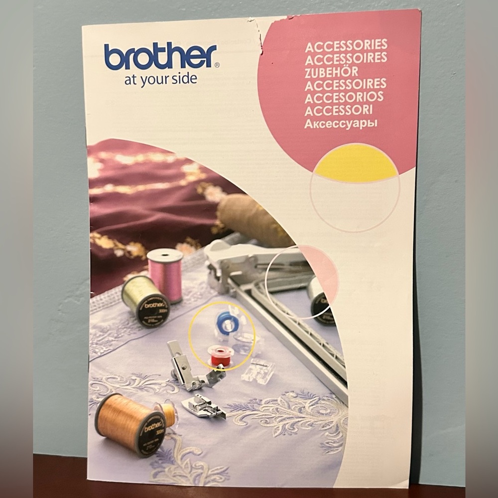 Brother Sewing Machine Line Accessories List Optional Parts Attachments ** 2009